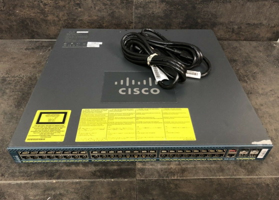 Cisco Catalyst WS-C4948-S switch 48 ports 1G Gigabit 4 port sfp Layer 3 
