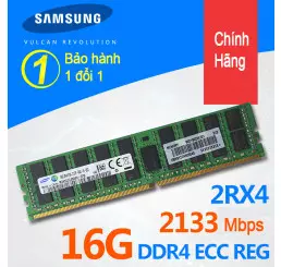 Ram máy chủ server Samsung 16GB 2RX4 PC4-2133P DDR4 ECC REG chính hãng 