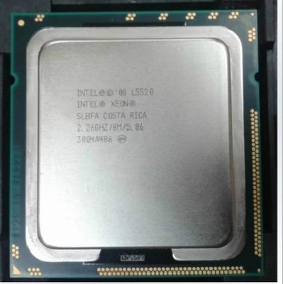 CPU Intel Xeon L5520 2.26GHz 4 cores 8 threads 