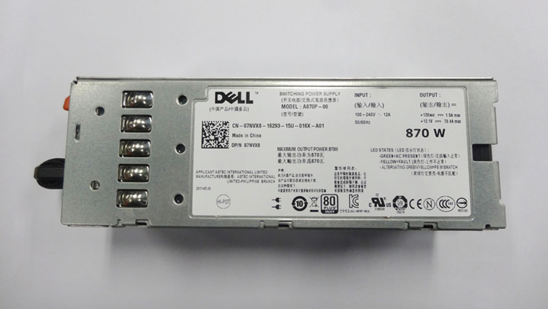 PSU Nguồn máy chủ server Dell R710 T610 870W