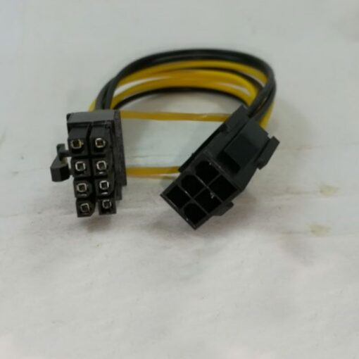 Cáp chuyển nguồn điện VGA 6 pin sang CPU 8 pin