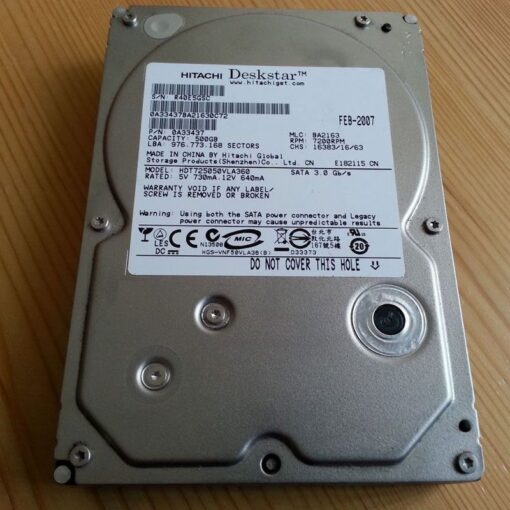 Ổ cứng HDD Hitachi deskstar 500GB 3.5 inch 7200rpm