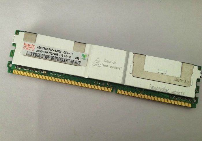 ram hynix 4g fbd ddr2 667 ecc pc2 5300f fb dimm server workstation 7