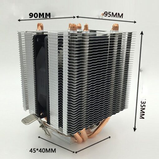 tan nhiet avc thap doi fan 9cm 4 ong dong socket 2011