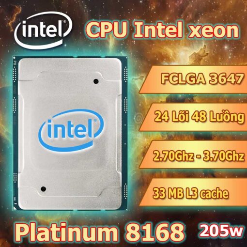 cpu intel xeon platinum 8168