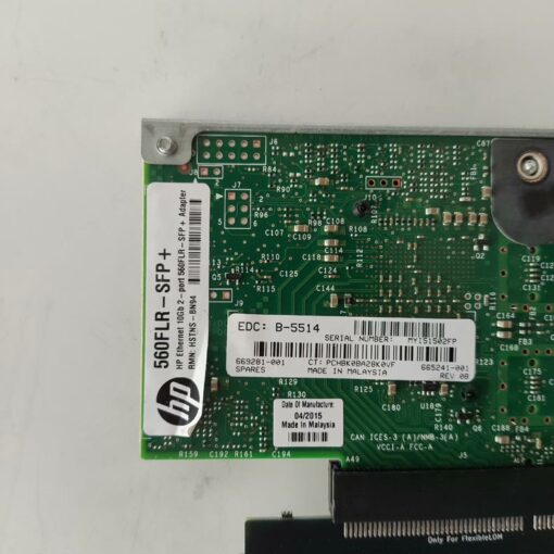 Card NIC HPE Ethernet 10GB 2 Port 560FLR SFP+ adapter 08