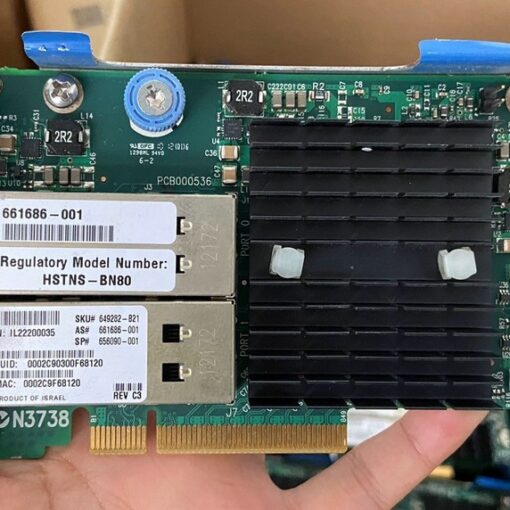 Card Nic HP 544FLR QSFP Infiniband FDR Ethernet 10Gb 40Gb 2 port 02