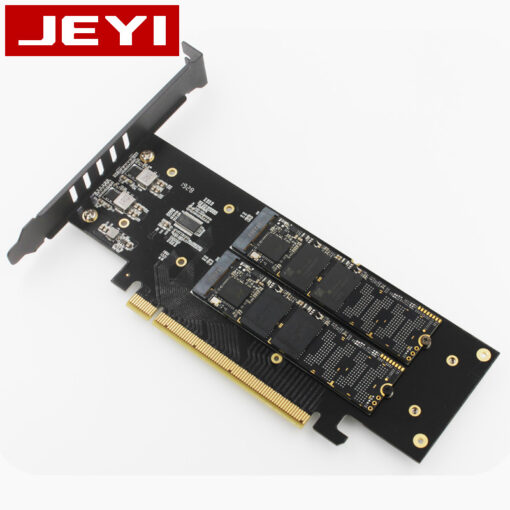 card gan 4 ssd m2 nvme m key to pcie 16x gen 3 ho tro raid 01