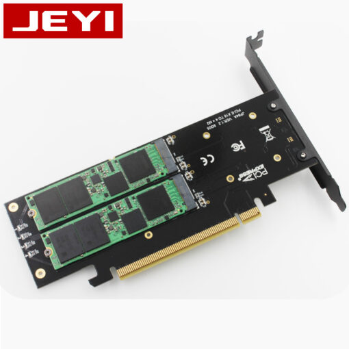 card gan 4 ssd m2 nvme m key to pcie 16x gen 3 ho tro raid 05