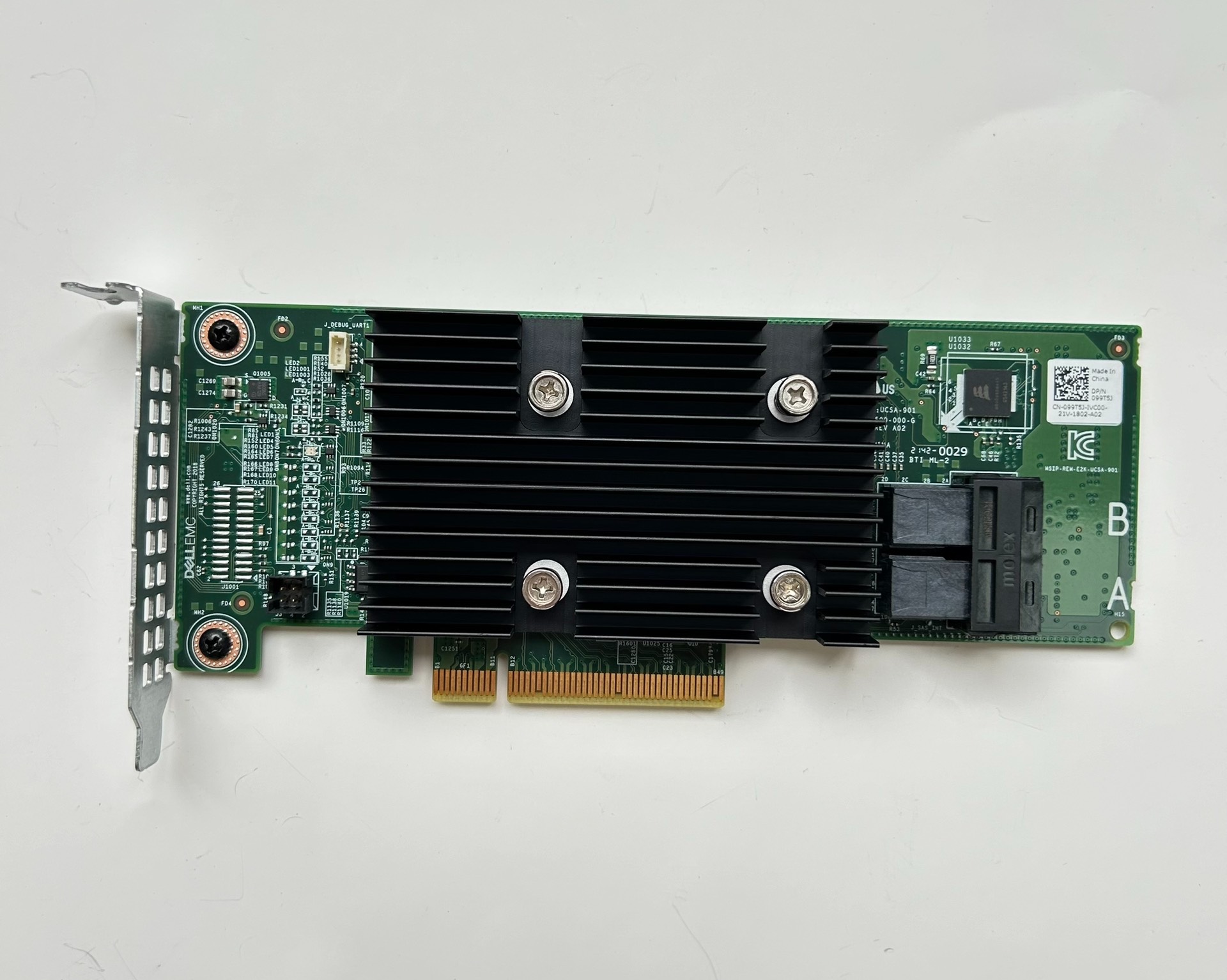 card raid Dell PERC H330 PCIe 12G SAS 8 Port HBA Controller 0J7TNV 09