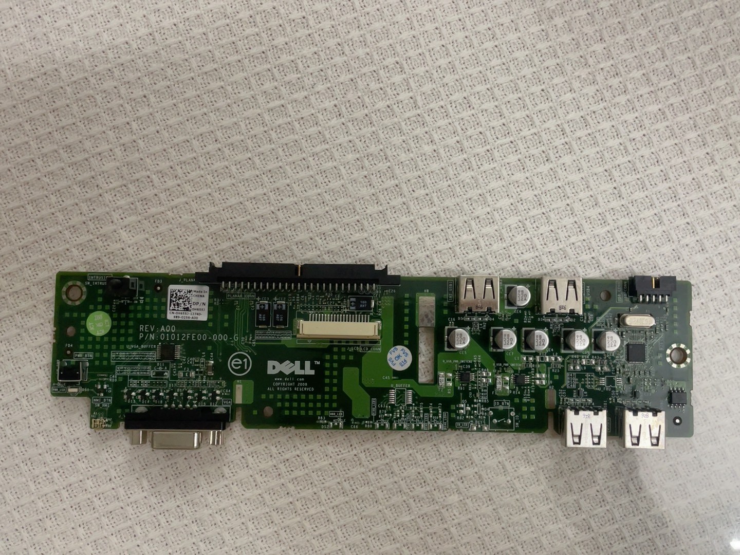 dell 0h655j front control panel board for r410 r510 01