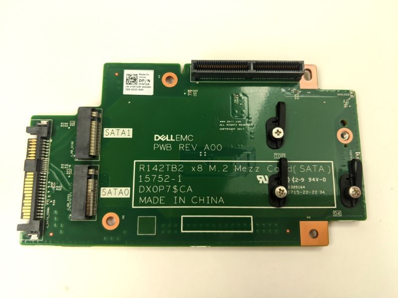 dell ymtgm riser card dual slot m 2 mezzanine sata pci express slot x8 01