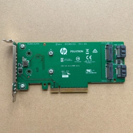 hpe hp 759505 001 sata m 2 dual drive pcie riser card 759238 001 01