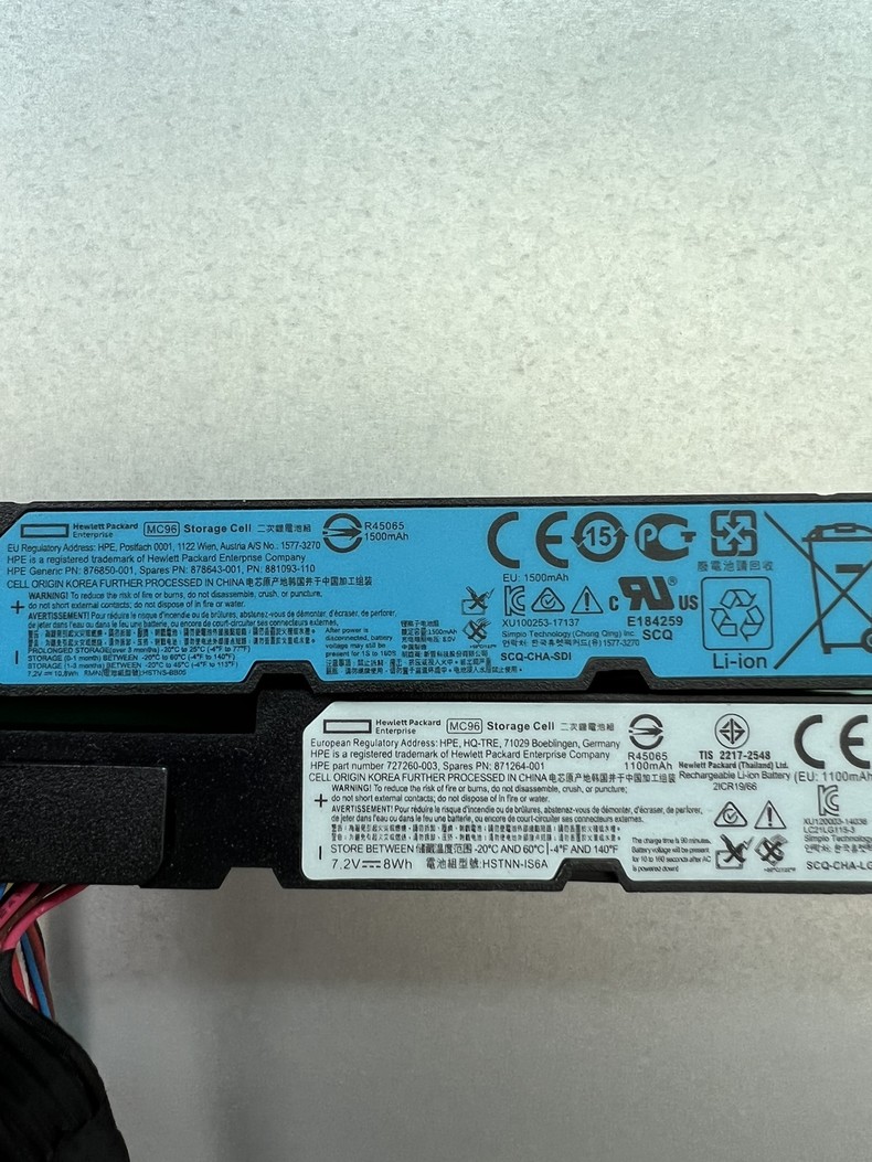 pin card raid hp smart storage battery 96w with 145mm cable sp 871264 001 08