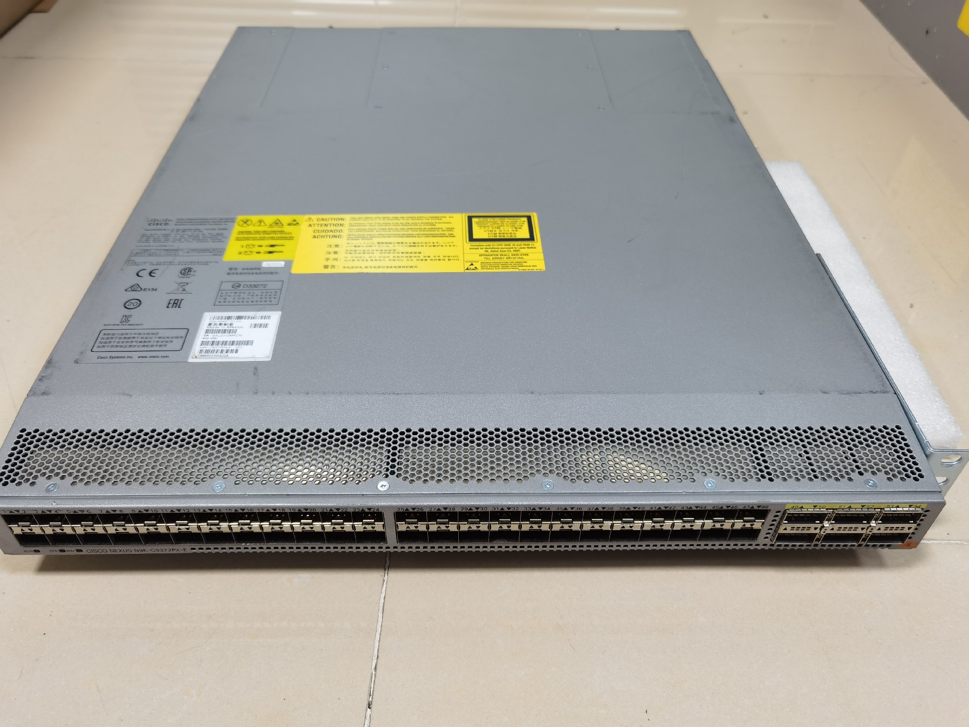 cisco n9k c9372px e nexus 9300 switch with 48p 10g sfp and 6p 40g qsfp 01