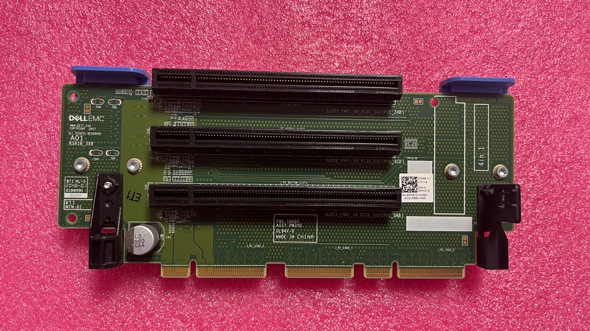 dell emc poweredge server r740 r740xd chassis riser1 pci 0pm3yd 01