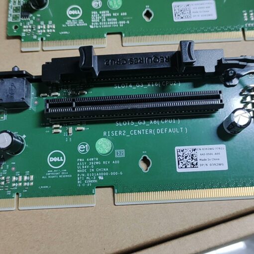 dell poweredge r730 r730xd pci riser card riser2 centre board 392wg 0392wg 02