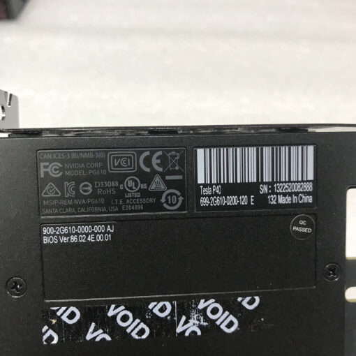 Card GPU NVIDIA Tesla P40 24GB GDDR5 02