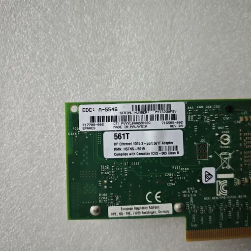 card lan hp 561t intel x540 t2 2 port 10gb base t rj45 03