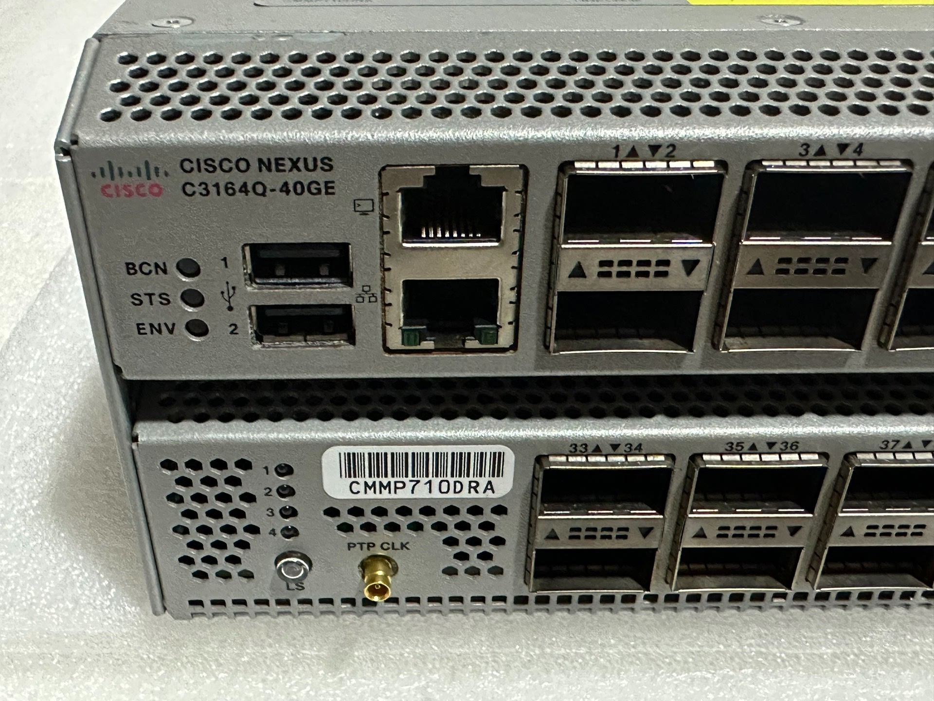 switch cisco nexus n3k c3164q 40ge 64 ports qsfp 2u 02