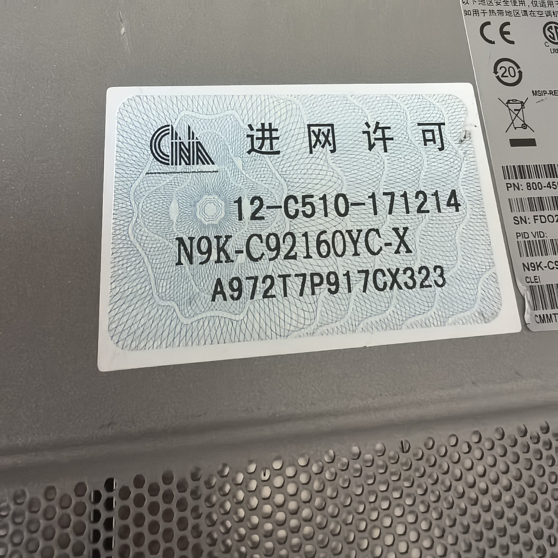 switch cisco nexus n9k c92160yc x 07