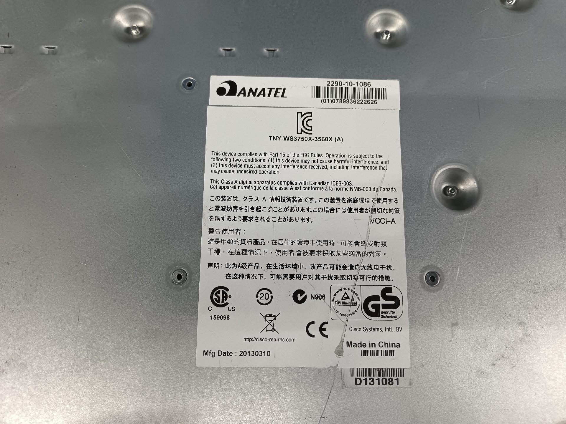 switch cisco ws c3560x 24t s 24 cong giga 1gbps base t 06