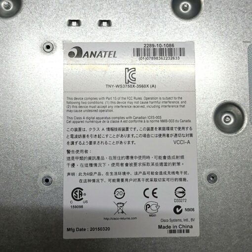 switch cisco ws c3750x 48t s 48 cong giga 1gbps base t 05