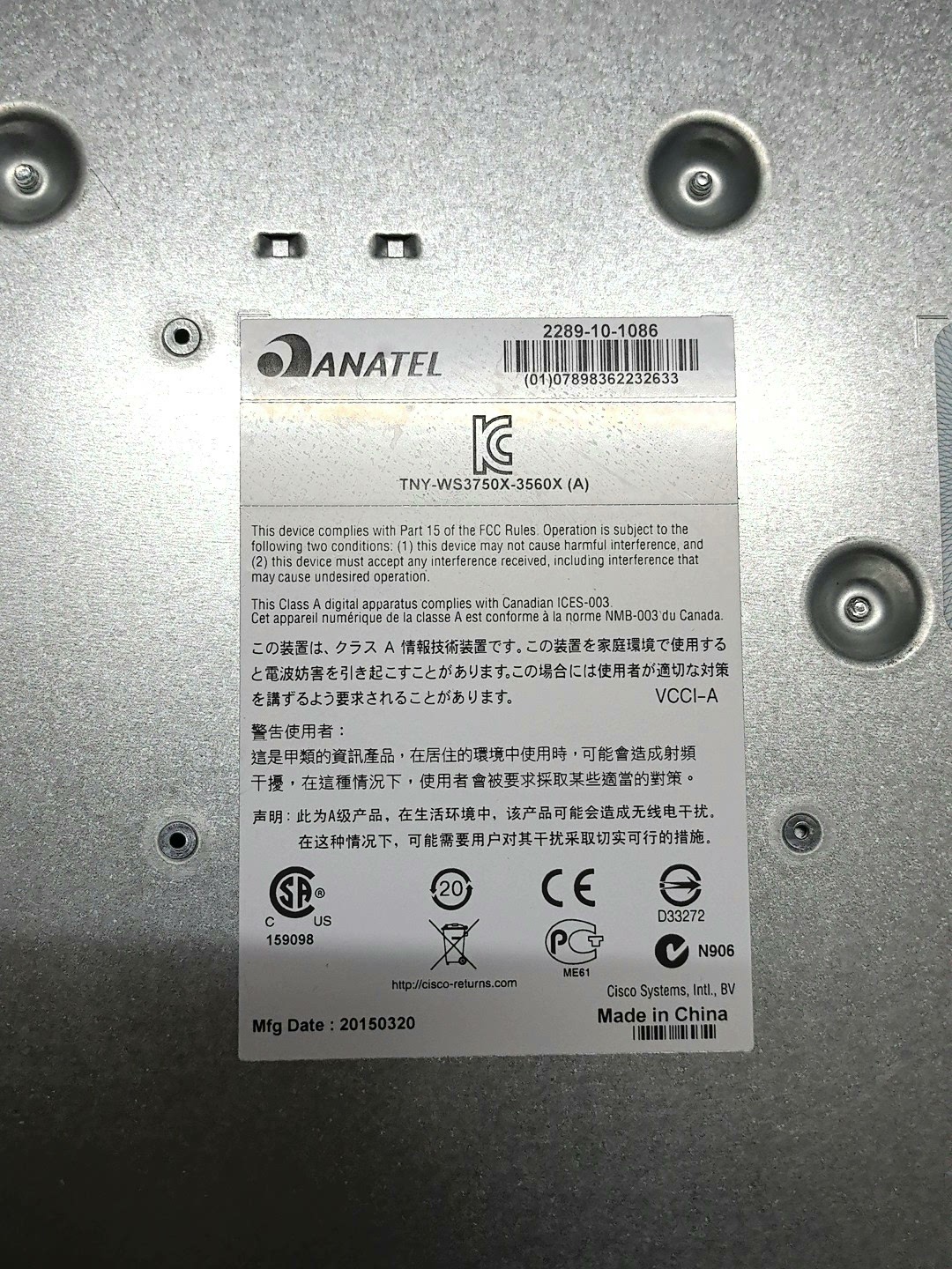 switch cisco ws c3750x 48t s 48 cong giga 1gbps base t 05