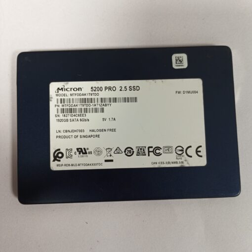 ssd micron 5200 pro 1 92tb 2 5 inch sata iii enterprise 5950tbw 01