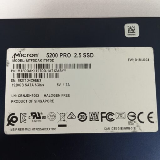 ssd micron 5200 pro 1 92tb 2 5 inch sata iii enterprise 5950tbw 04