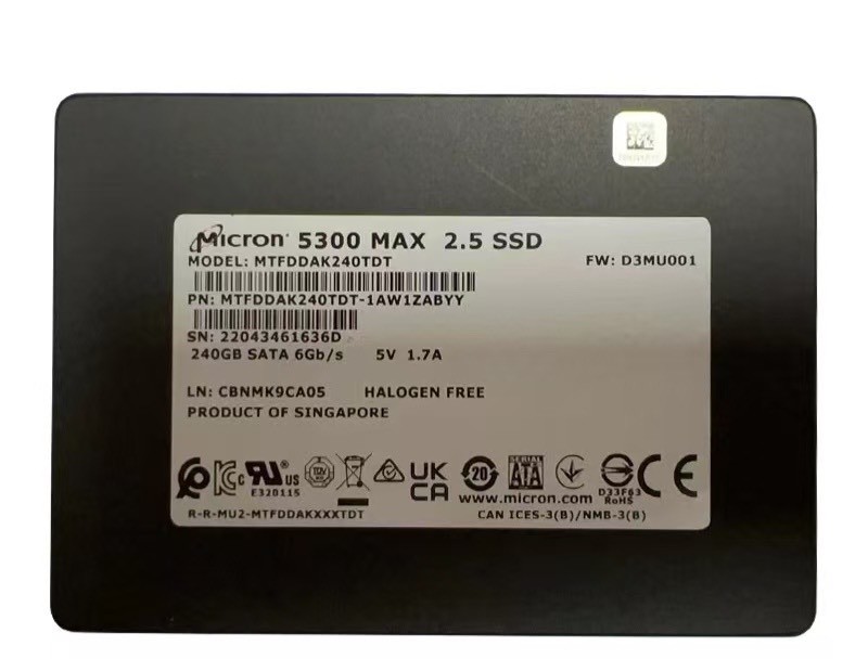 ssd micron 5300 max 960gb 2 5 inch sata iii enterprise 8760tbw 01