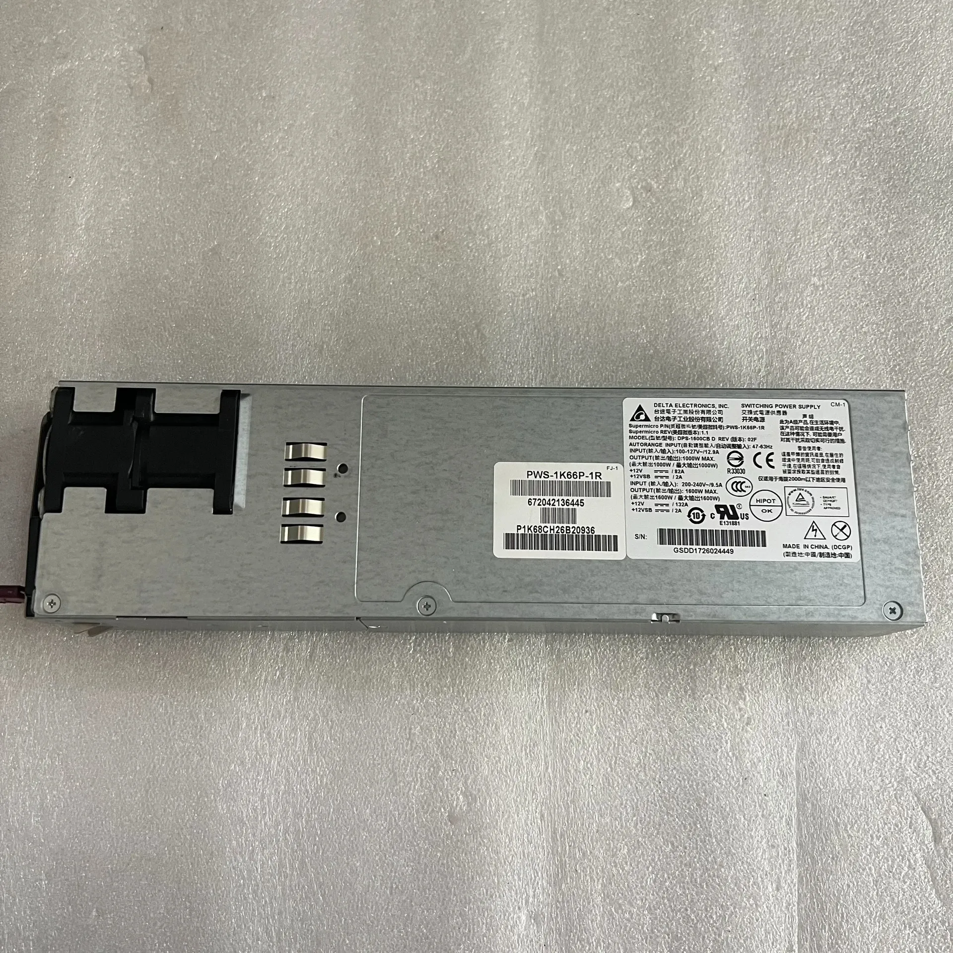 nguon may chu psu server dps 1600cbd pws 1k66p 1r dps 1600cb d 1600w 1 Nguồn máy chủ PSU server DPS-1600CBD PWS-1K66P-1R DPS-1600CB D 1600w - Hinh 1